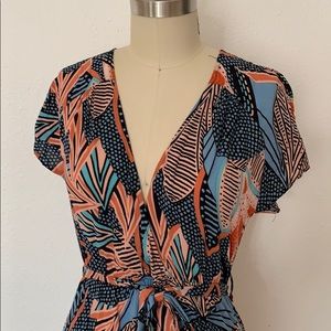 Forever 21 blue maxi dress size XL